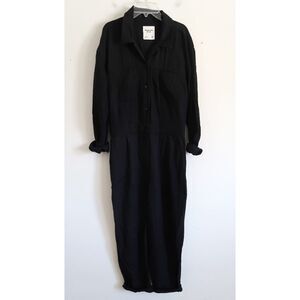 Abercrombie & Fitch Black Coverall - Size Medium Tall